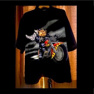 Biker Hog Rider Men’s Shirt short sleeve 🏍 🐷